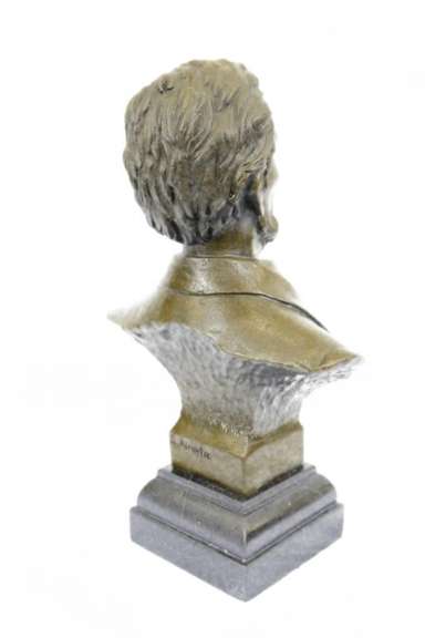 Abraham Lincoln President Bronze Bust Figural