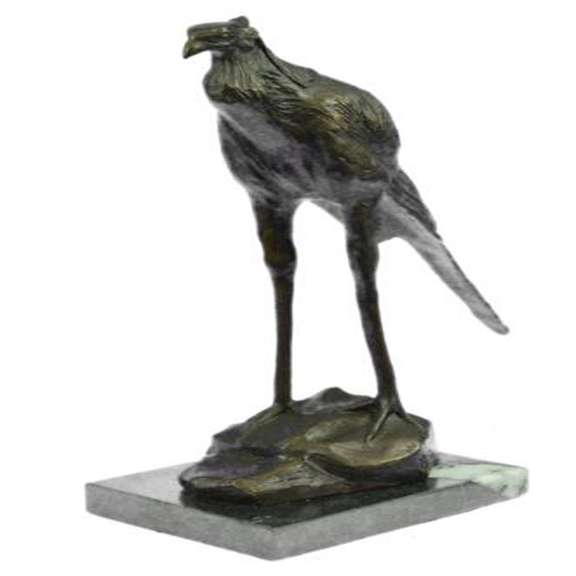 Wildlife Stork Bird Bronze Statue