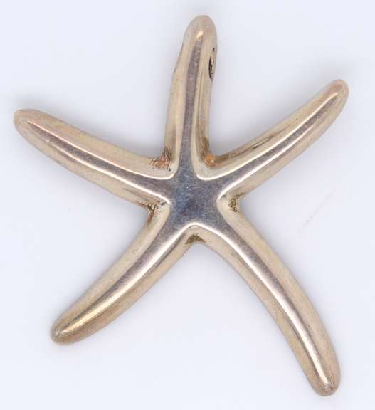 Vintage Sterling Silver Star Pendant