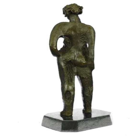 Elegant Woman Modern Bronze Sculpture