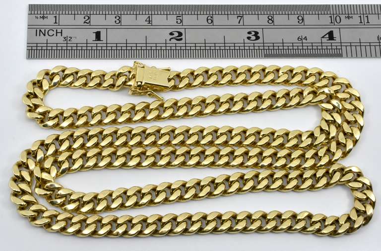 Classic 14k Standard Link Necklace