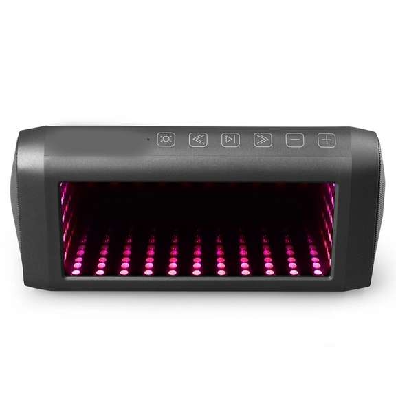 3D LED Mirror Bluetooth Speaker Light Outdoor Portable