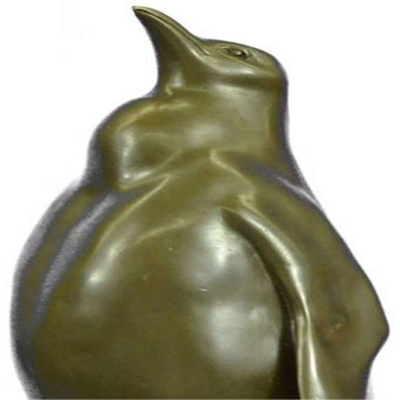 Penguin Chick Bronze Sculpture