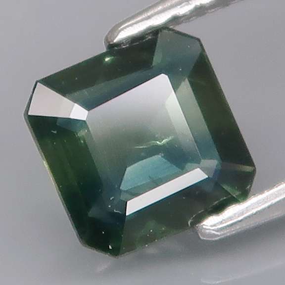 Heated only! 1.08ct blue green Sapphire