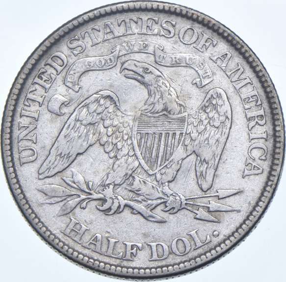 1870 Seated Liberty Half Dollar
