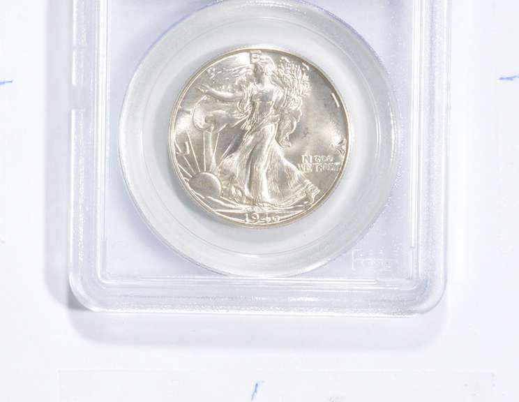 MS66 1946-D Walking Liberty Half Dollar - CAC - Graded PCGS