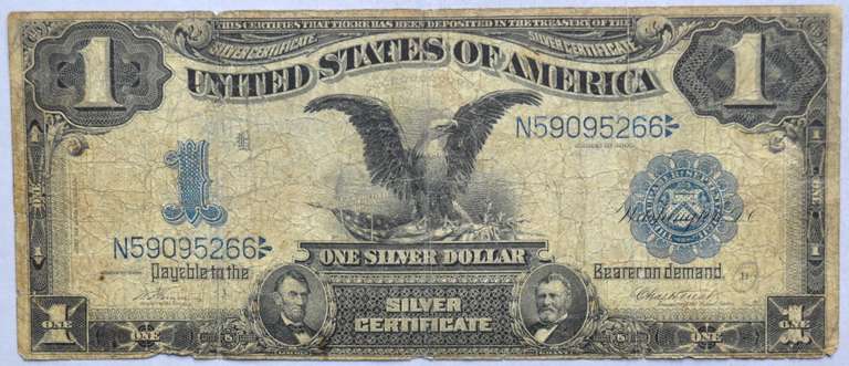 1899 Black Eagle $1 Series Silver Certificate