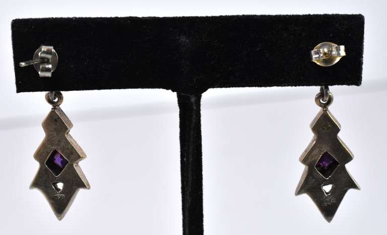 Sterling Silver CZ Earrings