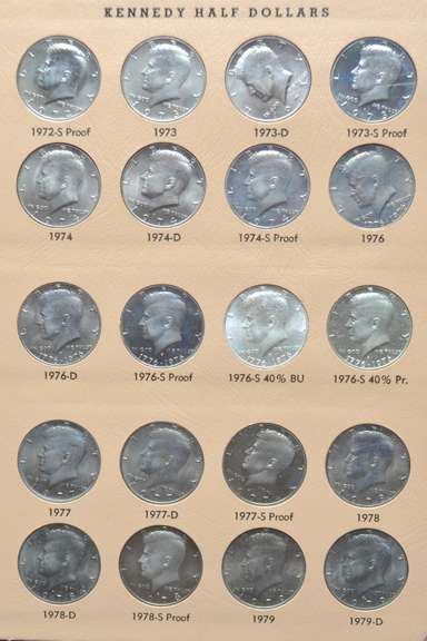 Kennedy Halves Complete Unc & Proofs