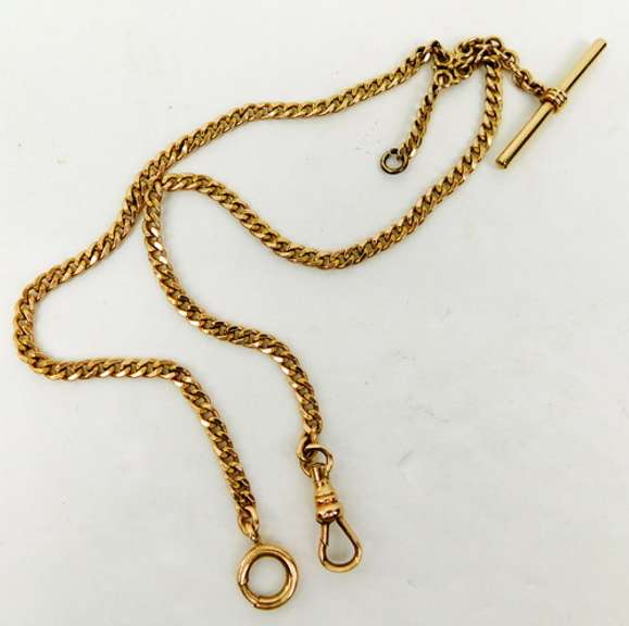 Antique Gold-Filled Watch Chain
