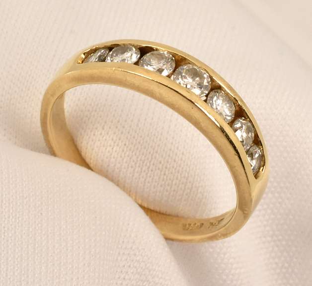 Practical Channel Set Diamond Ring
