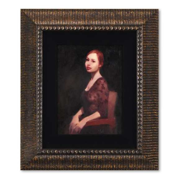 Vadim Zanginian, Framed Original Acrylic Painting on Board, Hand Signed with Letter of Authenticity.