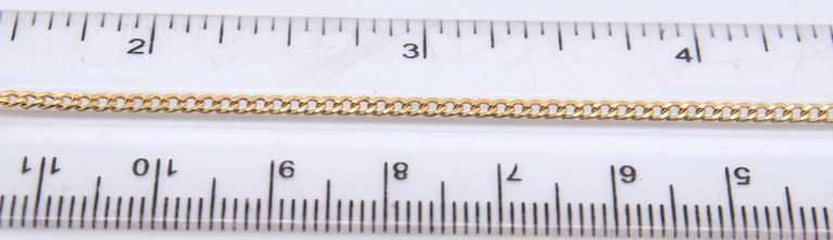 Popular Yellow Gold Curb Link Chain Necklace