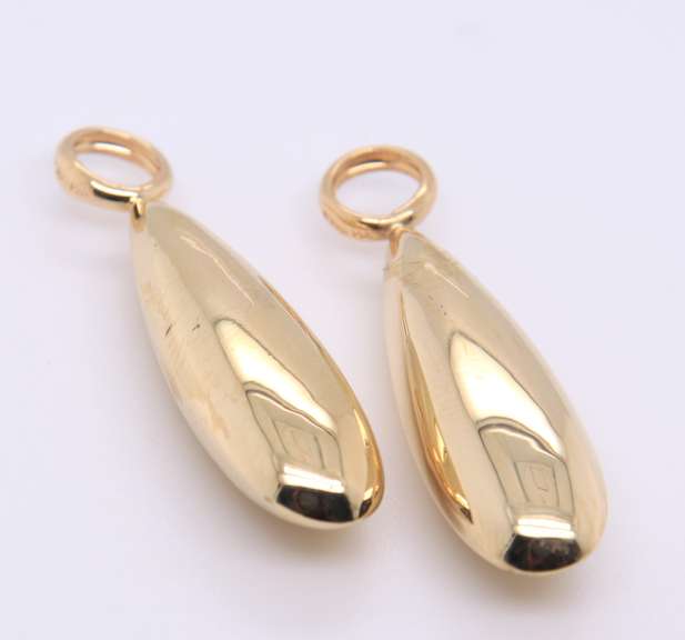 Amazing Yellow Gold Dangle Jacket for Earrings