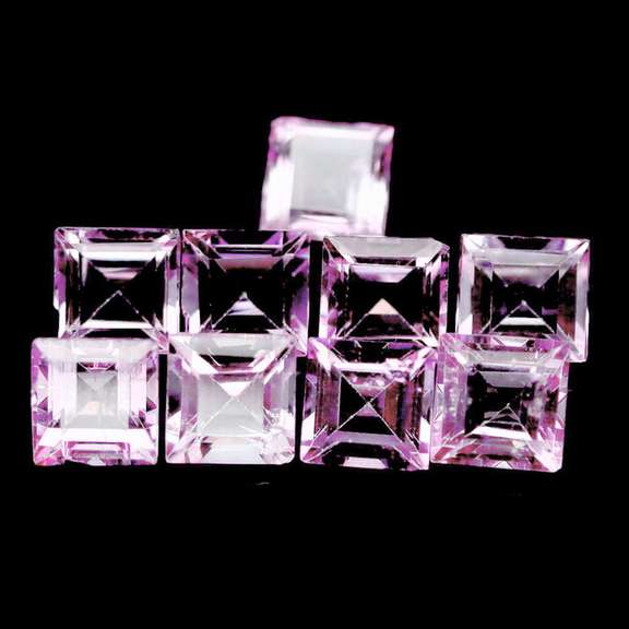 Glittering 12.13ct Brazilian pink Mystic Topaz set!