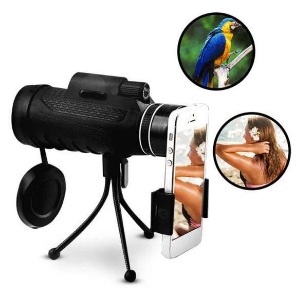 12X50 BAK4 HD Optical Monocular Telescope