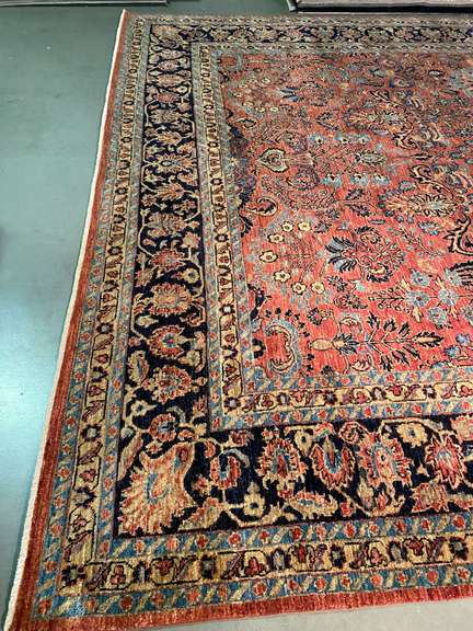 STUNNING PERSIAN SAROUK DESIGN RUG 10x13.6
