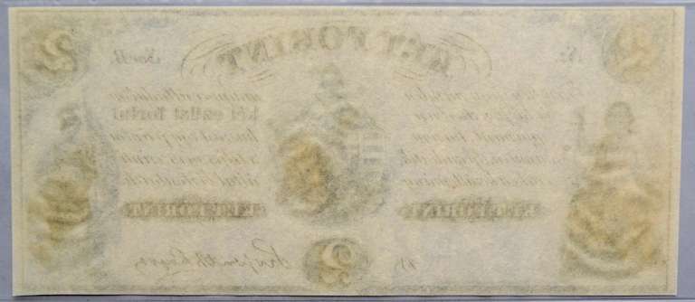 $2 Ket Forint Hungary Bank US Note Circa 1840 CGA Gem Uncirculated 66 Note
