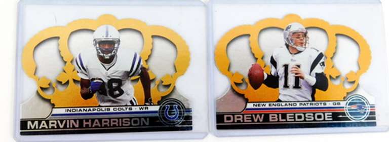 2 Crown Royal 2001 Football Cards