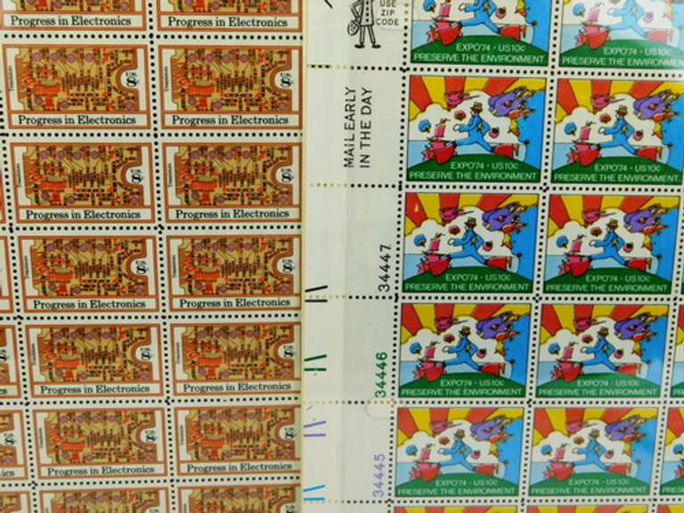 4 U.S. Mail Uncirculated Full Sheets of Stamps