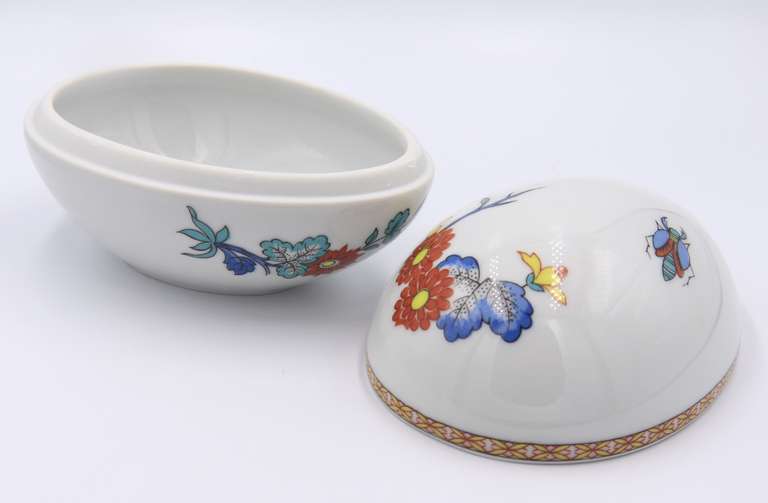 Bernardaud Limoges Decorated Trinket Box