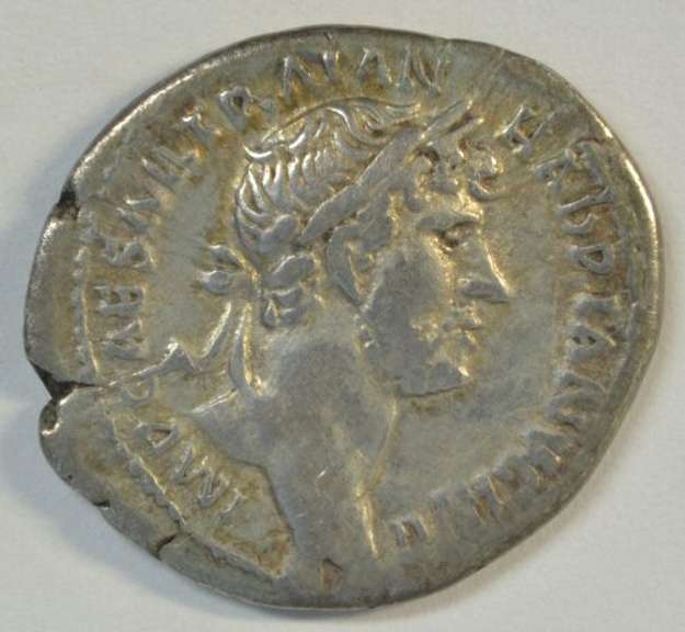 Very Scarce Hadrian Roman Silver Denarius, 117-138 AD