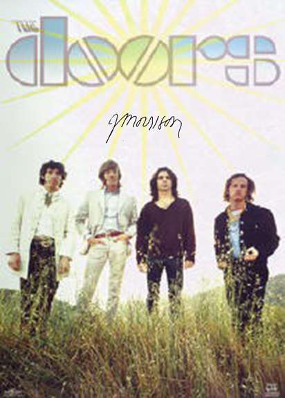 The Doors Jim Morrison Autographed Facsimile Signed Poster 24x36