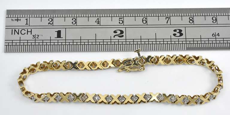 Sweet Hugs & Kisses Diamond Bracelet