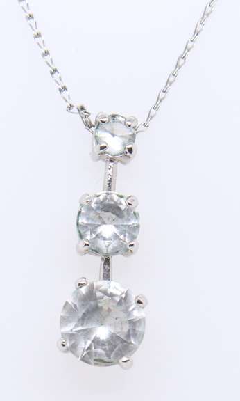 Swarovski Set of Triple Crstal Necklace with Earrings