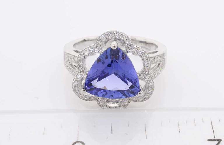 Tempting Tanzanite & Diamond Ring