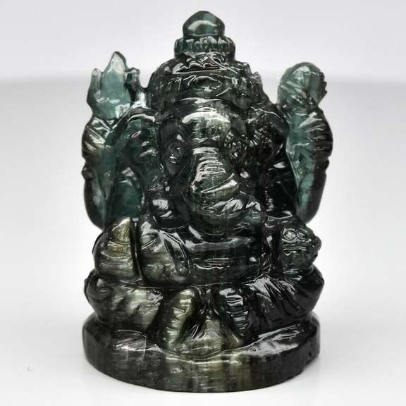 Detailed 45.35ct Tourmaline carving