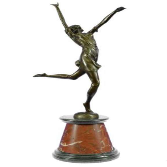 Leaping Dancer Bronze Statue