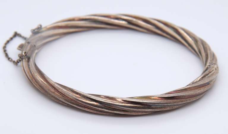 Vintage Sterling Silver Bangle