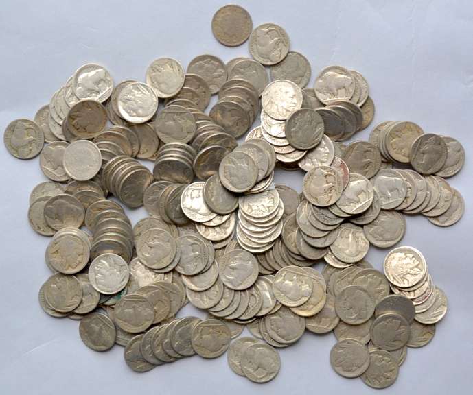 247 Unsearched Part Date Buffalo Head Nickels