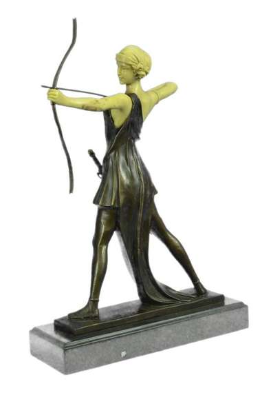Diana the Hunter Bronze Sculpture