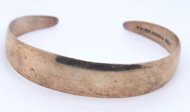 Vintage Sterling Silver Cuff Bangle