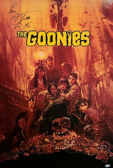Corey Feldman The Goonies Autographed 24x36 Poster ACOA