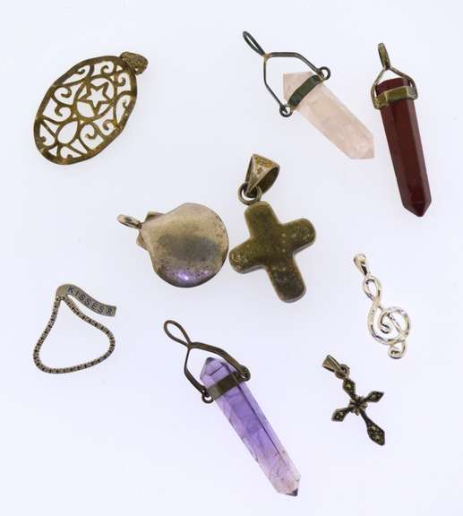 Sterling Silver Vintage Mixed Pendant Lot