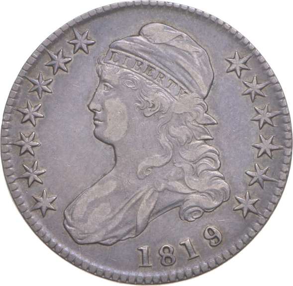 1819/8 Capped Bust Half Dollar - O-102 Large 9