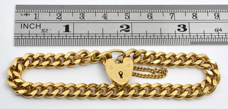 Vintage Gold Filled Bracelet with Lock