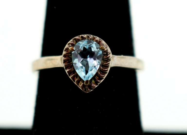LeVian Sterling and Topaz Ring