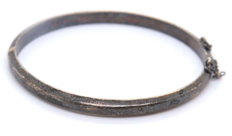 Vintage Sterling Silver Bangle Bracelet