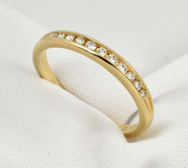 Useful Stackable Channel Set Diamond Band