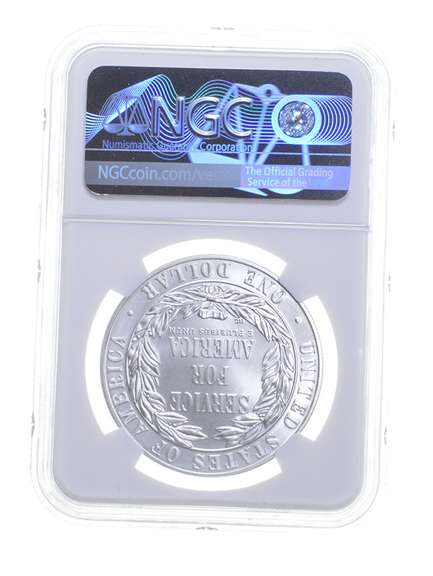 MS70 1996-S Community Service Commemorative Silver Dollar Graded NGC