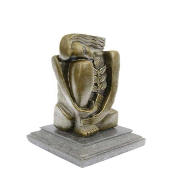 Woman Bronze Figurine