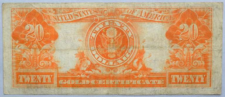 $20 Gold Certificate 1922 Series