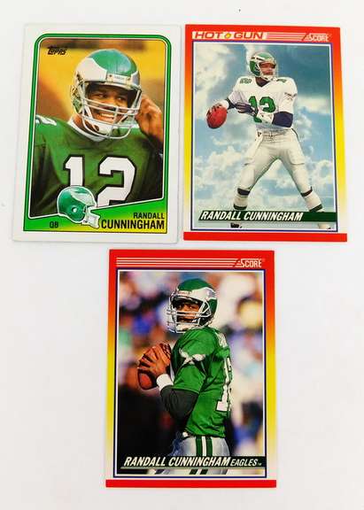 3 Randall Cunningham Football Cards