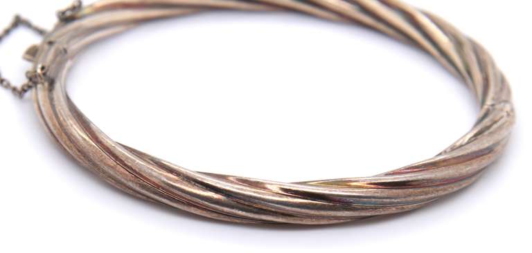 Vintage Sterling Silver Bangle