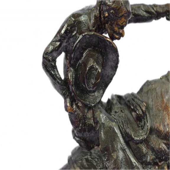 Cowboy With Horse Bronze Sculpture