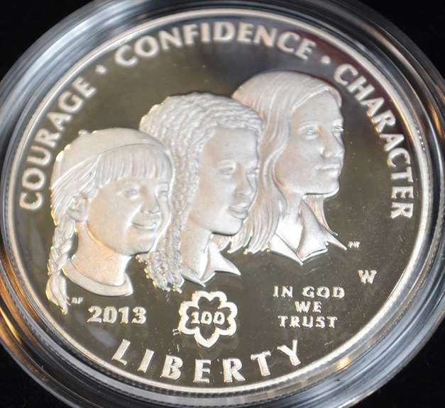 Lot Of 4 US Mint Commemorative Silver Coins.